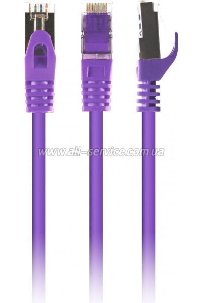 ����-���� 1� S/FTP Cat 6A CU LSZH violet Cablexpert (PP6A-LSZHCU-V-1M)