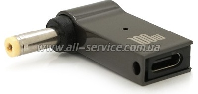 ������� USB-C F to DC 4.8x1.7mm M 100W for HP Voltronic (AHPTC4.8*1.7)