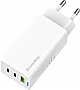 Зарядное устройство ColorWay GaN Mini 65W PD Port PPS USB (USB-2C1A) white (CW-CHS058PD-WT) Зарядное устройство ColorWay GaN Mini 65W PD Port PPS USB (USB-2C1A) white (CW-CHS058PD-WT)