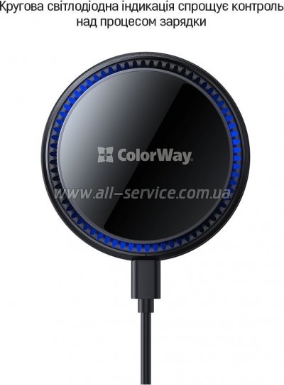   ColorWay MagSafe Black (CW-CHMW041Q-BK)