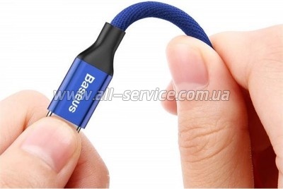 ���� ������ USB 2.0 AM to Lightning 1.8m navy blue Baseus (CALYW-A13)