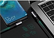 ���� ������ USB 2.0 AM to USB-C 0.5m 3A 90� corner US176 black Ugreen (20855)