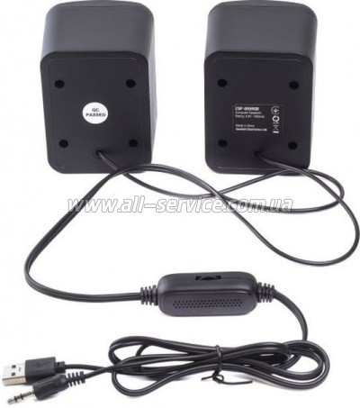   Maxxter CSP-U005RGB USB Black (CSP-U005RGB)