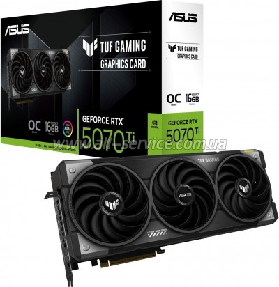  ASUS GeForce RTX5070 Ti 16GB TUF OC GAMING (TUF-RTX5070TI-O16G-GAMING)