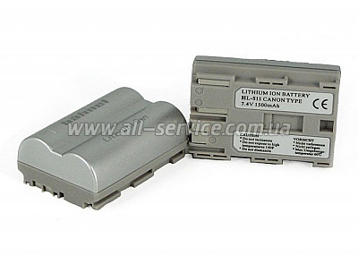 HAHNEL Аккумулятор для фотокамер HL-511 (Canon BP-511) HAHNEL Аккумулятор для фотокамер HL-511 (Canon BP-511)
