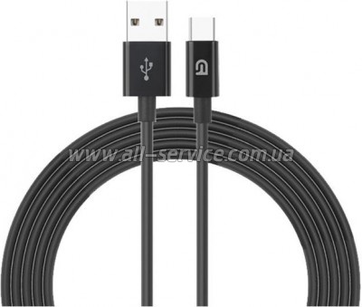 ���� ������ USB 2.0 AM to USB-C 1.2m AMD718BL black Armorstandart (ARM64372)