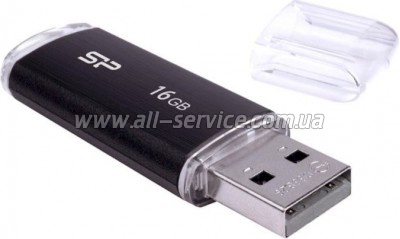  16GB Silicon Power Ultima U02 Black (SP016GBUF2U02V1K)