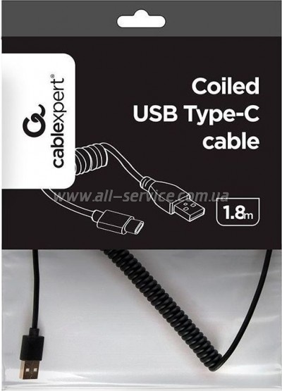 ���� ������ USB 2.0 AM to USB-C 0.6m Cablexpert (CC-USB2C-AMCM-6)