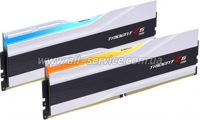     DDR5 64GB (2x32GB) 6000 MHz Trident Z5 RGB White G.Skill (F5-6000J3636F32GX2-TZ5RW)