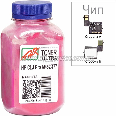 Тонер + чип АНК HP CLJ Pro M452/ 477 бутль 40г Magenta (3203132) Тонер + чип АНК HP CLJ Pro M452/ 477 бутль 40г Magenta (3203132)