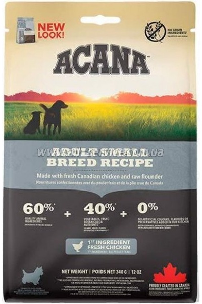     ACANA Adult Small Breed Recipe 340  (0064992523350)