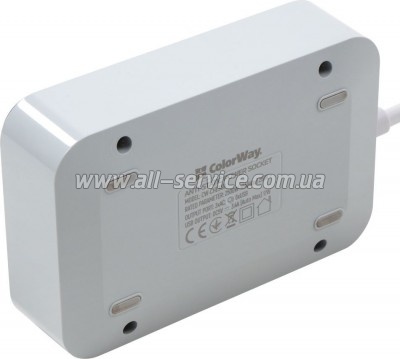 ������� ������ �olorWay 3 �������/ 6USB Black 1.8M (CW-CHE36B)
