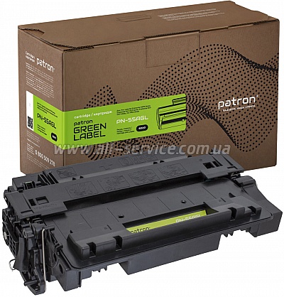  Green Label Patron HP LJ P3015/ CE255X (PN-55XGL)
