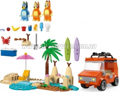 ����������� LEGO Bluey ���� � �������� ������� �� ���������� ���� (11202)