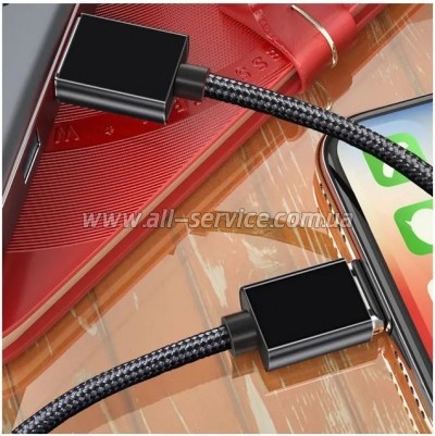 ���� ������ USB 2.0 AM to Micro 5P 1.0m Magnetic black Essager (EXCCXM-ML01)