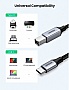 ������ ��� �������� USB-C 2.0 to BM 1.0m black Ugreen (45034)