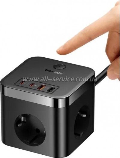 ������� ������ Baseus PowerCombo Cube Power Strip (E00066400117-00)