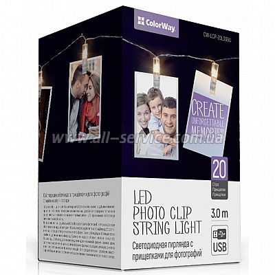   olorWay     20 LED/3M USB (CW-LCP-20L30BU)