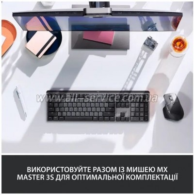  Logitech MX Mechanical Wireless Illuminated Performance Graphite (920-010757)
