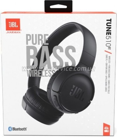  JBL Tune 510BT Black (JBLT510BTBLKEU)