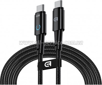 Дата кабель USB-C to USB-C 1.2m 60W black Armorstandart (ARM75869) Дата кабель USB-C to USB-C 1.2m 60W black Armorstandart (ARM75869)