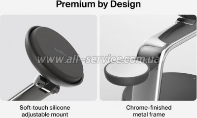 �������� ������� Belkin UltraCharge Pro Wireless 3-in-1 25W charcoal (WIZ040KQCH)