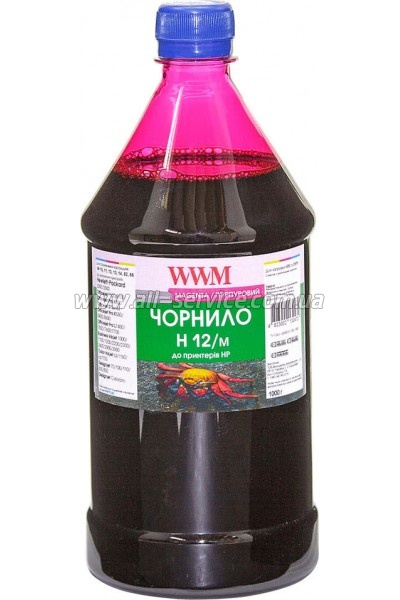 Чернила WWM для HP №10 /11 /82 1000г Magenta Водорастворимые (H12/M-4) Чернила WWM для HP №10 /11 /82 1000г Magenta Водорастворимые (H12/M-4)