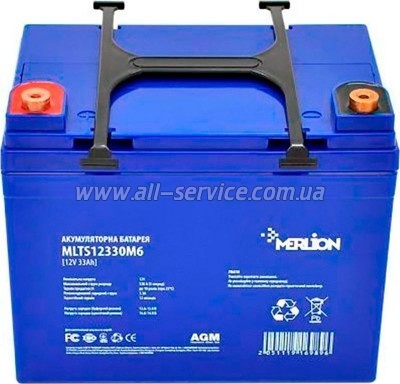 ������� � ��� Merlion MLTS12330M6 12V 33Ah (MLTS12330M6+)