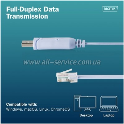 ���� ������ USB AM to RJ45 Ethernet 1.8m FT232RNL black Digitus (DA-70173)