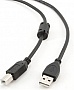 ������ ��� �������� USB 2.0 AM/BM 1.5m ferrite Cablexpert (CCFB-USB2-AMBM-1.5M)