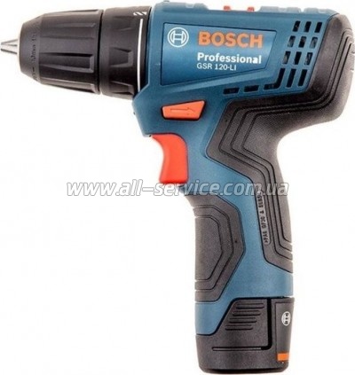  Bosch GSR 120-LI Professional, 2*2h (0.601.9G8.000)
