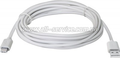   USB 2.0 AM to Micro 5P 3.0m white Defender (87468)