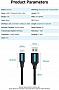 Дата кабель USB 2.0 AM to USB-C 1.5m 3A black Vention (COKBG) Дата кабель USB 2.0 AM to USB-C 1.5m 3A black Vention (COKBG)