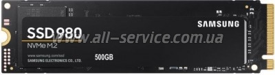 SSD  SAMSUNG 980 EVO 500GB NVMe M.2 (MZ-V8V500BW)