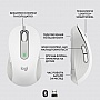  Logitech Signature M650 Wireless for Business Off-White (910-006275)