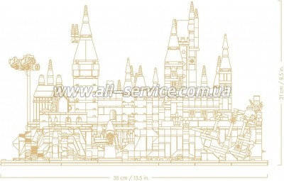 ����������� LEGO Harry Potter ����� � ���������� ��������� 2660 ������� (76419)