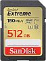   SanDisk 512GB SD class 10 UHS-I U3 V30 Extreme (SDSDXVV-512G-GNCIN)