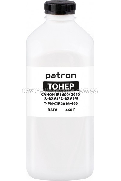 Тонер Patron Canon iR 1600/ 2016/ C-EXV5/ C-EXV14 бутль 460г (PN-CIR2016-460) Тонер Patron Canon iR 1600/ 2016/ C-EXV5/ C-EXV14 бутль 460г (PN-CIR2016-460)