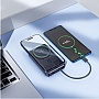 ������� ������������� HOCO 10000mAh Origen Dual PD 20W Magnetic Gray (Q44 / 714983)