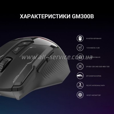  GamePro GM300B USB Black (GM300B)