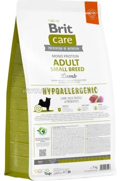     Brit Care Dog Hypoallergenic Adult Small Breed 7  (8595602566150)