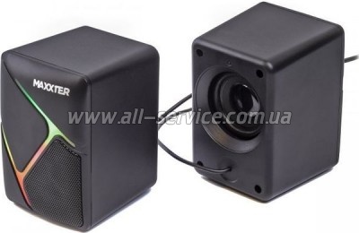   Maxxter CSP-U004RGB USB Black (CSP-U004RGB)