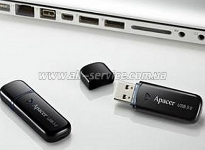 ������ APACER AH355 16GB USB 3.0 black (AP16GAH355B-1)