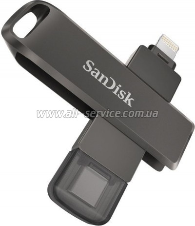  SanDisk 64GB iXpand Drive Luxe USB Type-C /Lightning Apple (SDIX70N-064G-GN6NN)
