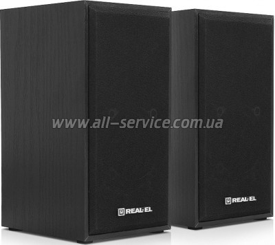   REAL-EL S-202 USB Black (EL121200019)