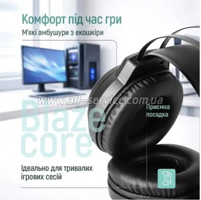 �������� ColorWay BlazeCore RGB Black (CW-HPG03BK)