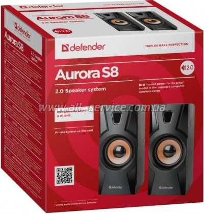   Defender Aurora S8 Black (65408)