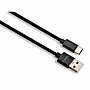   USB 2.0 AM to Type-C 1m nylon black Vinga (VCPDCTCNB1BK)