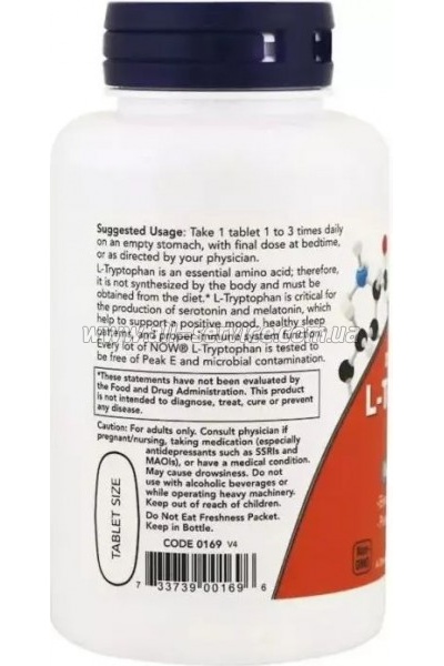  Now Foods L-,  , 1000 , L-Tryptophan, Do (NOW-00169)