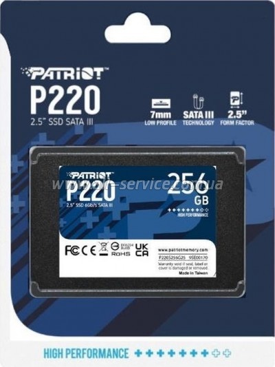 SSD  2.5" 256GB P220 Patriot (P220S256G25)